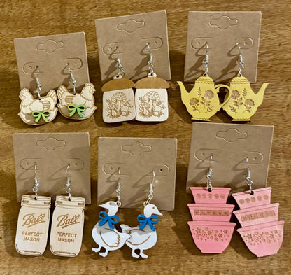 Vintage Thrifting Dangle Earrings