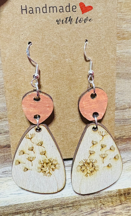 Dandelion Dangle Earrings