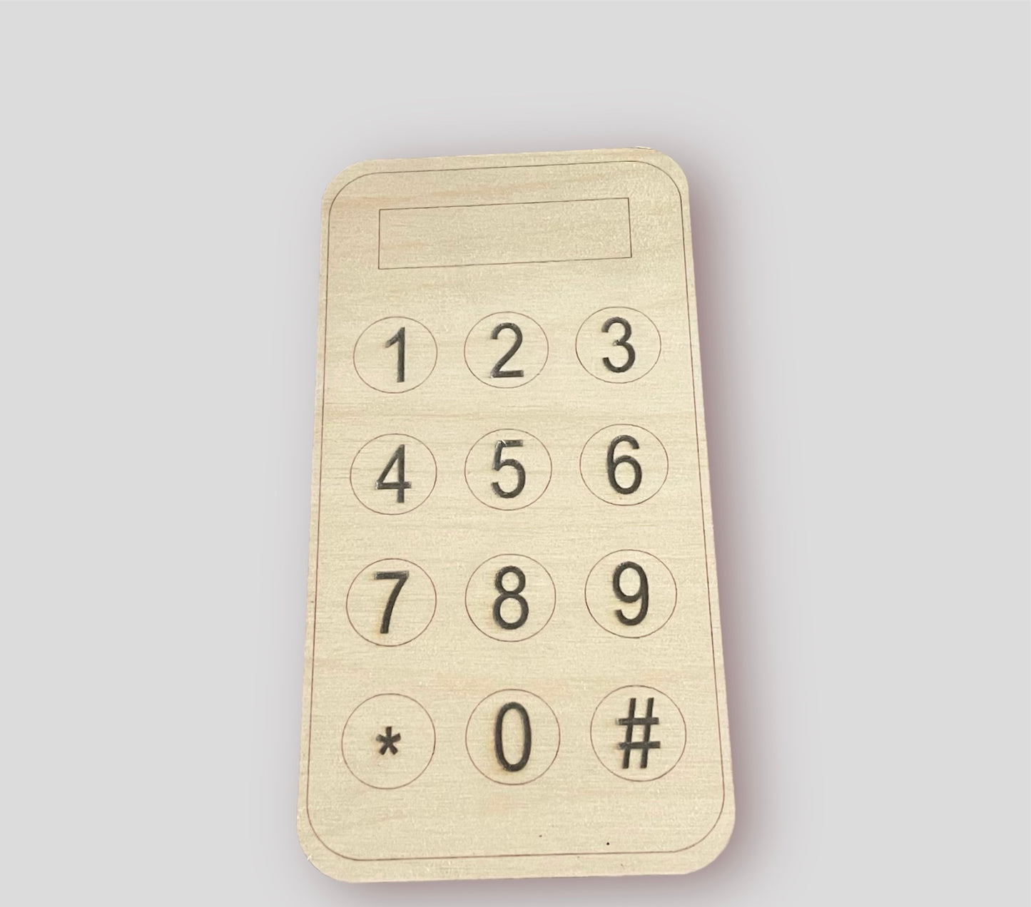 Wood Toy Phone