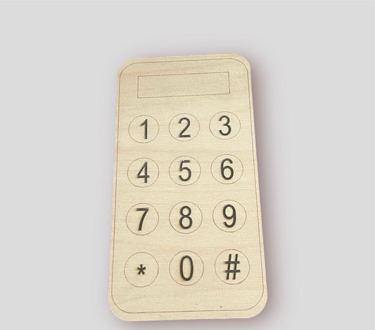 Wood Toy Phone