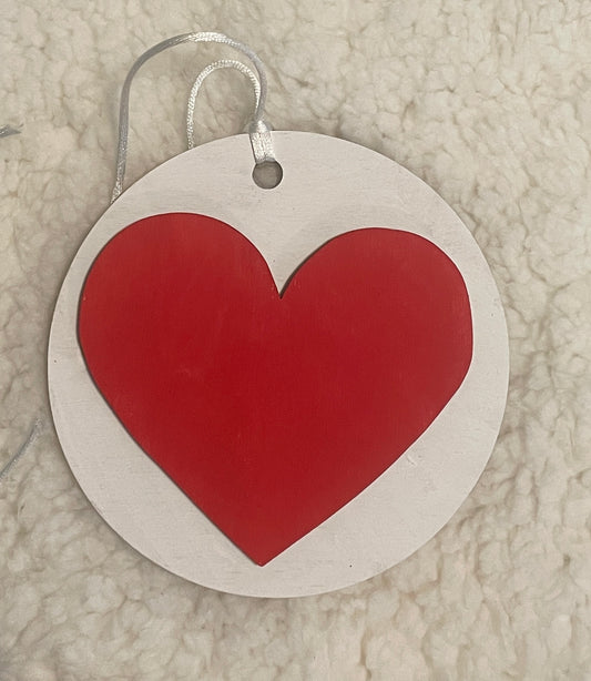 Valentine Heart Bag Tag