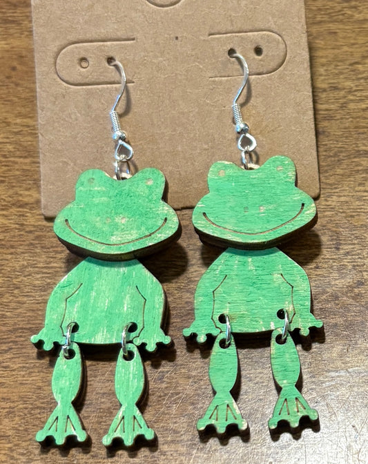 Frog Dangle Earrings
