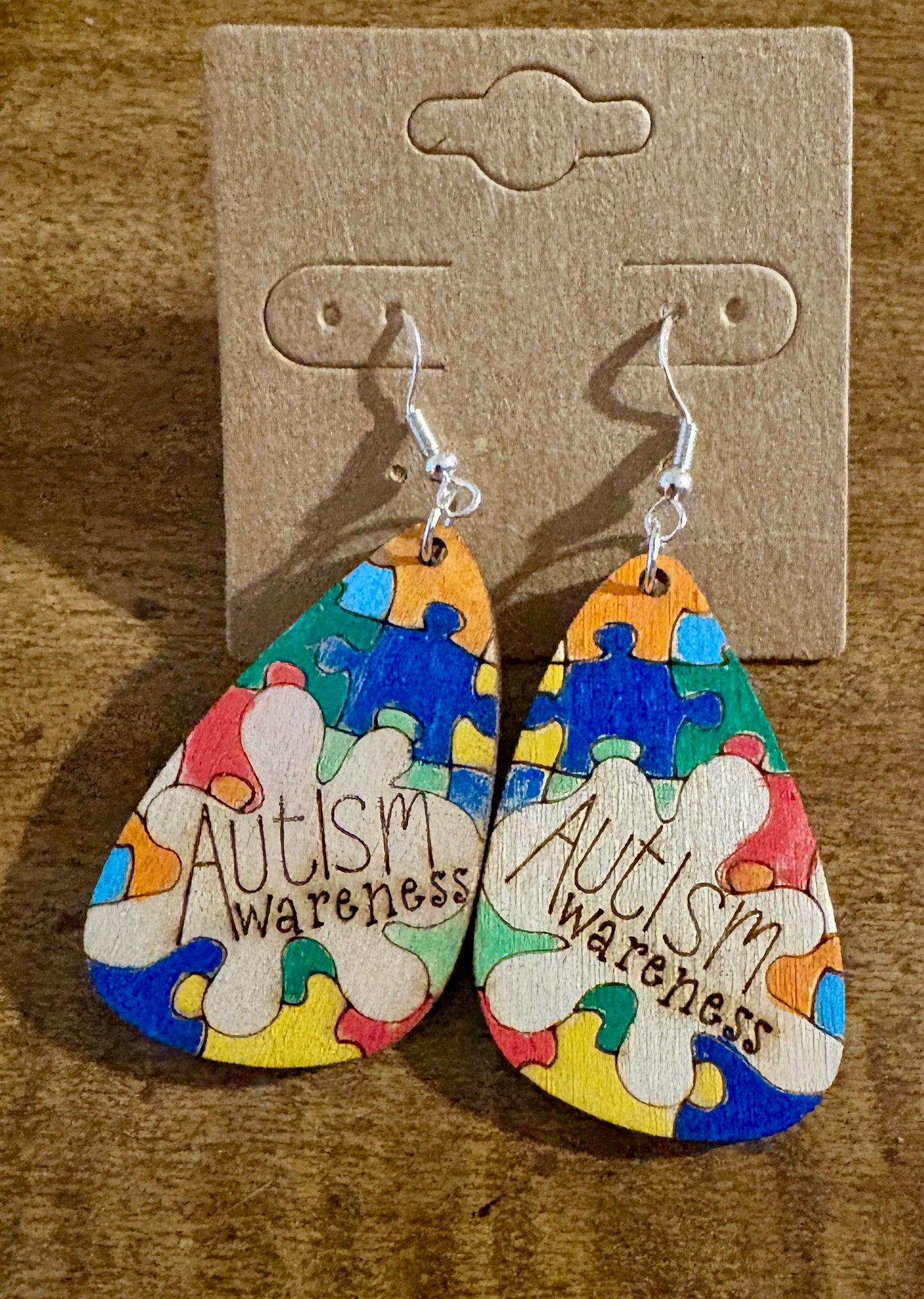 Autism Awareness Dangle Earrings