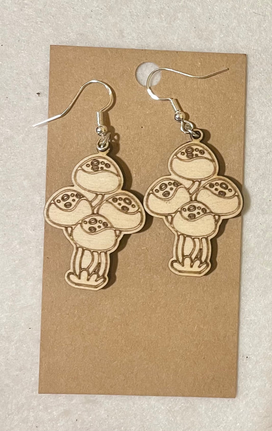 Mushroom Dangle Earrings