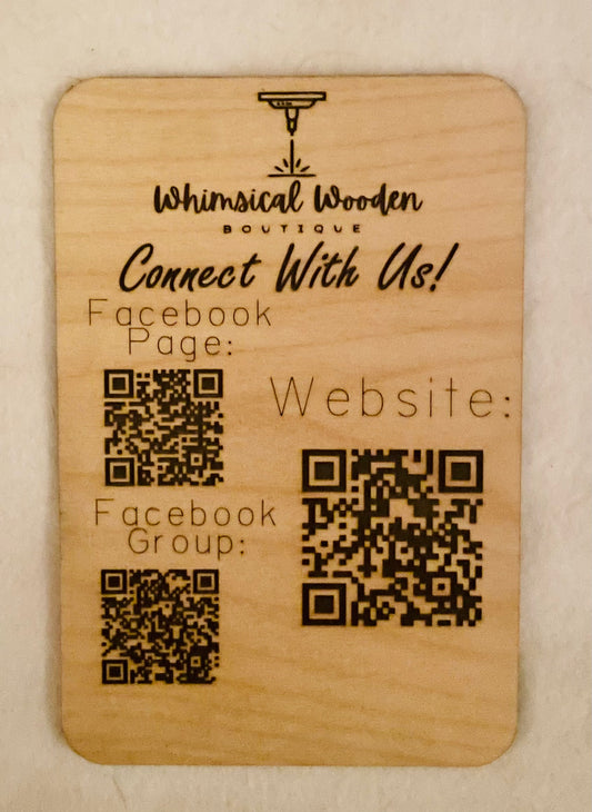 Business QR Sign