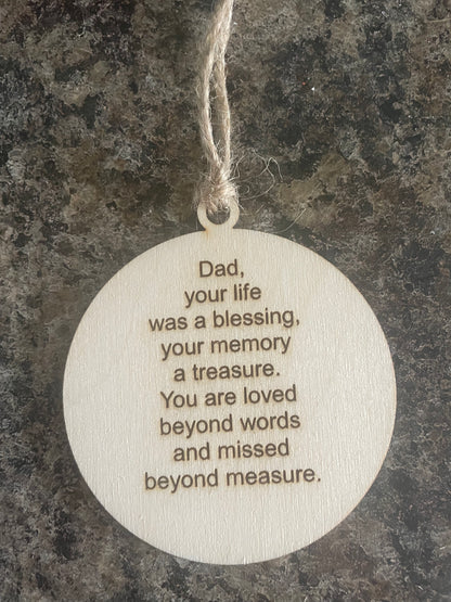 Family in Heaven Ornament