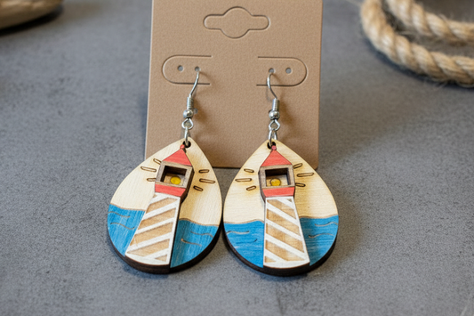 Lighthouse Dangle Earrings