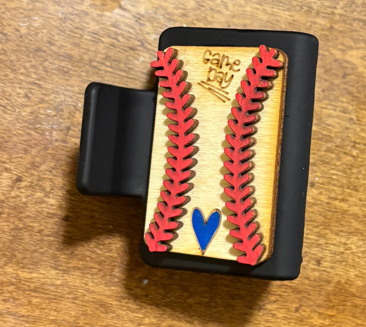 2” 3D Baseball Claw Clip