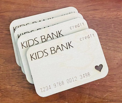 Kids Pretend Credit Card