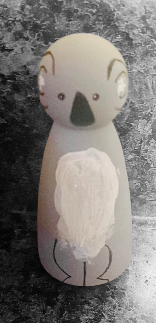 3.5” Koala Peg Doll