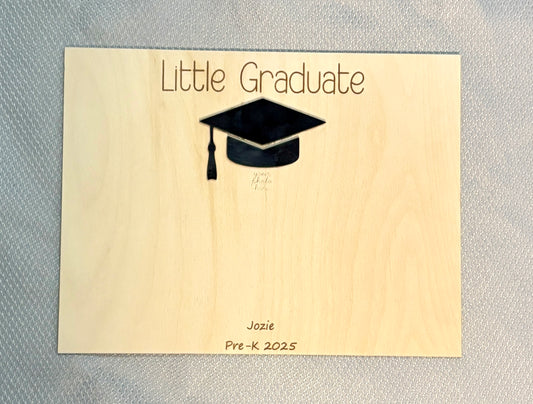 Little Graduate Handprint Keepsake Sign