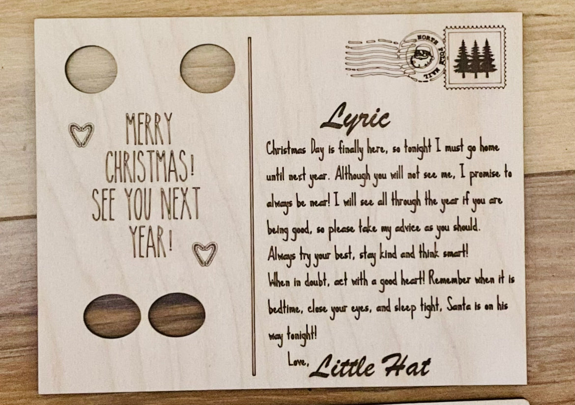 Elf Goodbye Letter