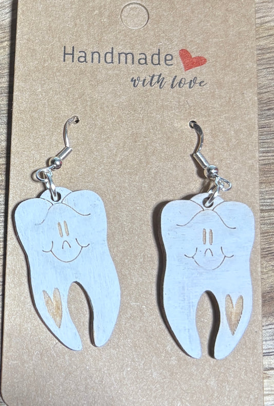 Tooth Dangle Earring