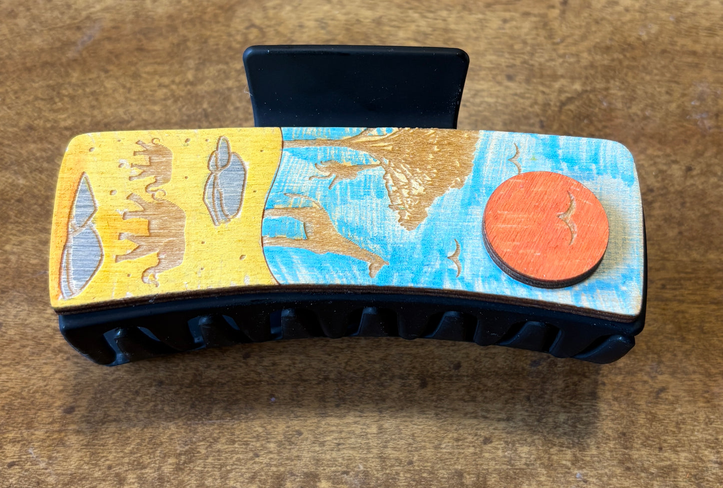 4” 3D Safari Claw Clip