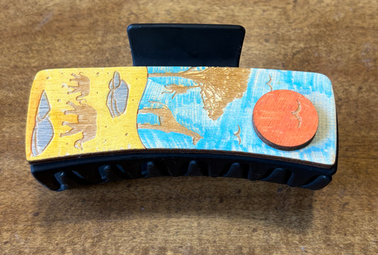 4” 3D Safari Claw Clip