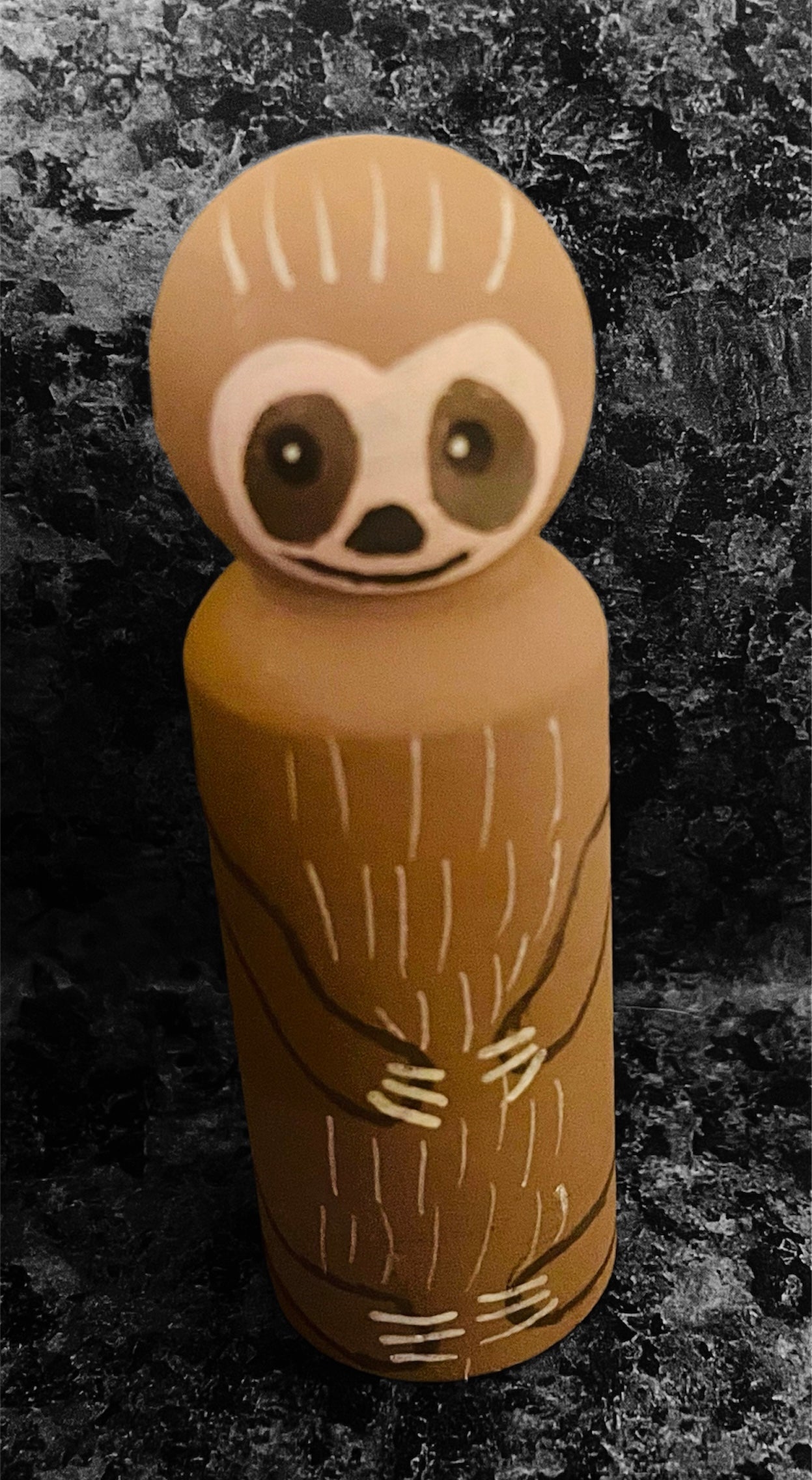 3.5” Sloth Peg Doll