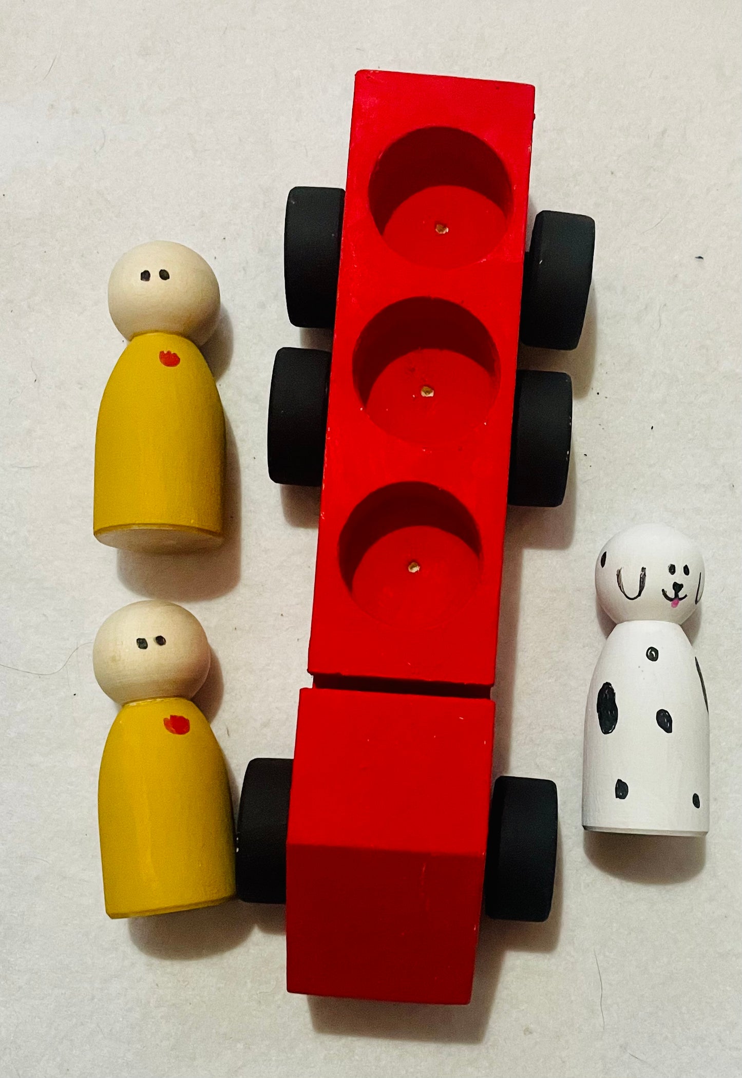 Firefighter Peg Car