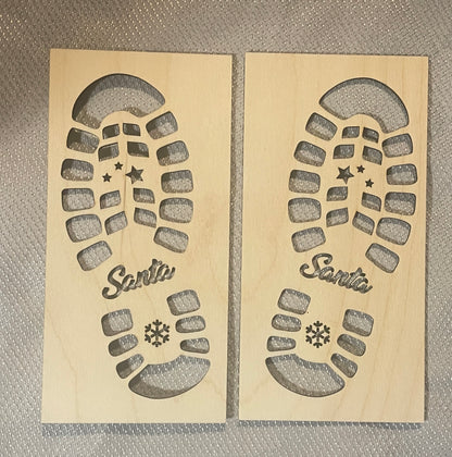 Christmas Footprint Stencil Set