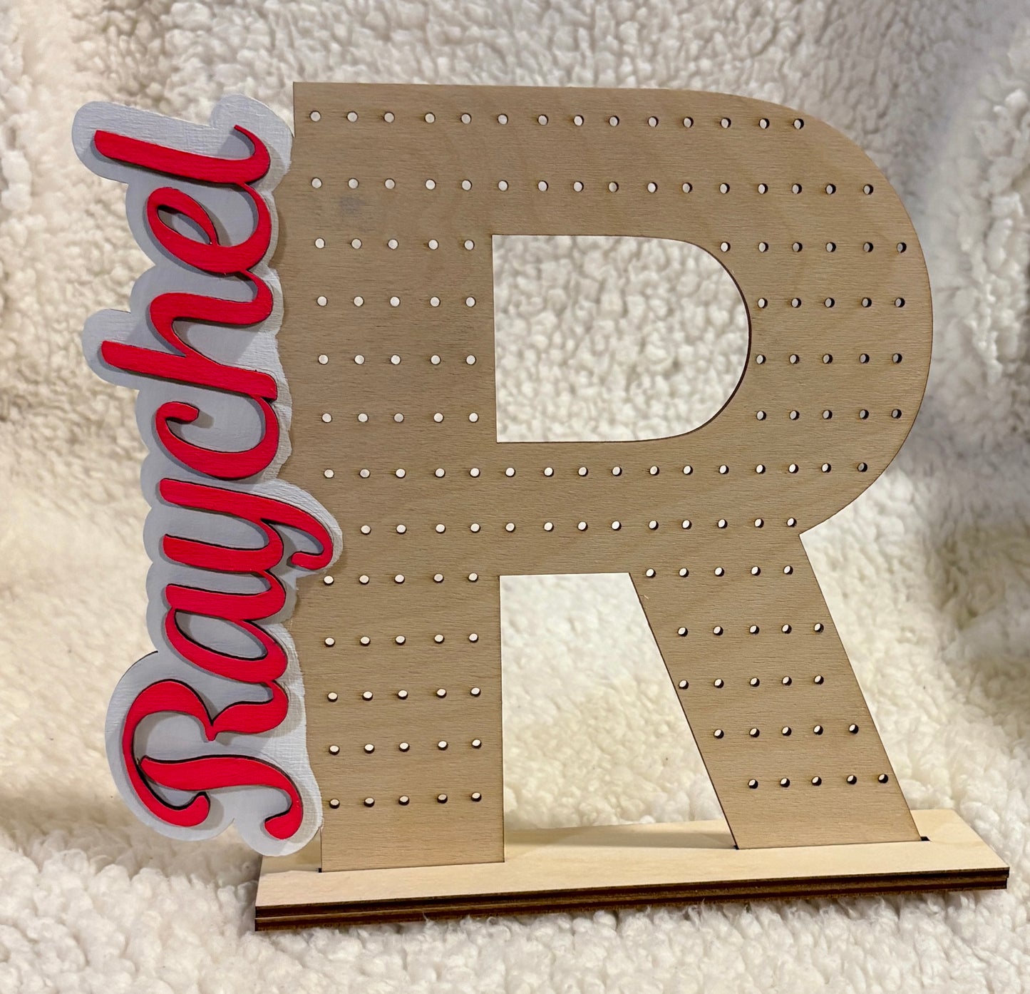 Alphabet Personalized Earring Holder
