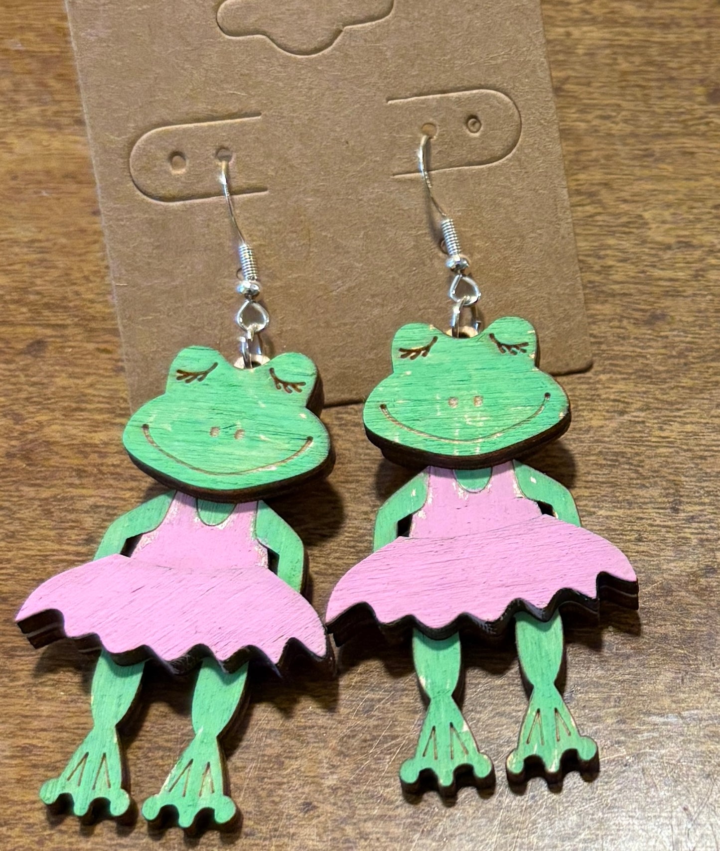 Frog Dangle Earrings