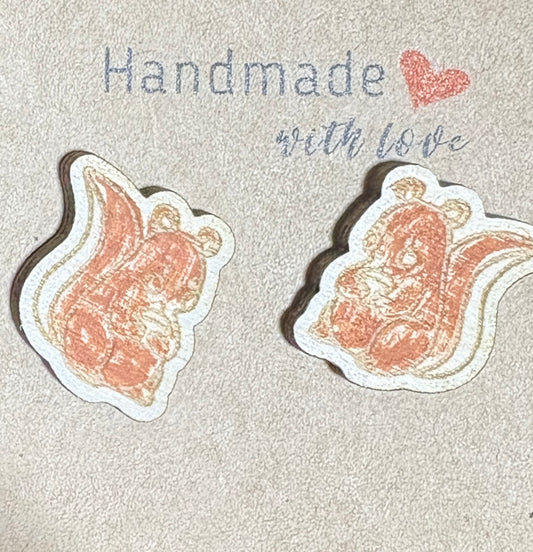 Squirrel Stud Earrings