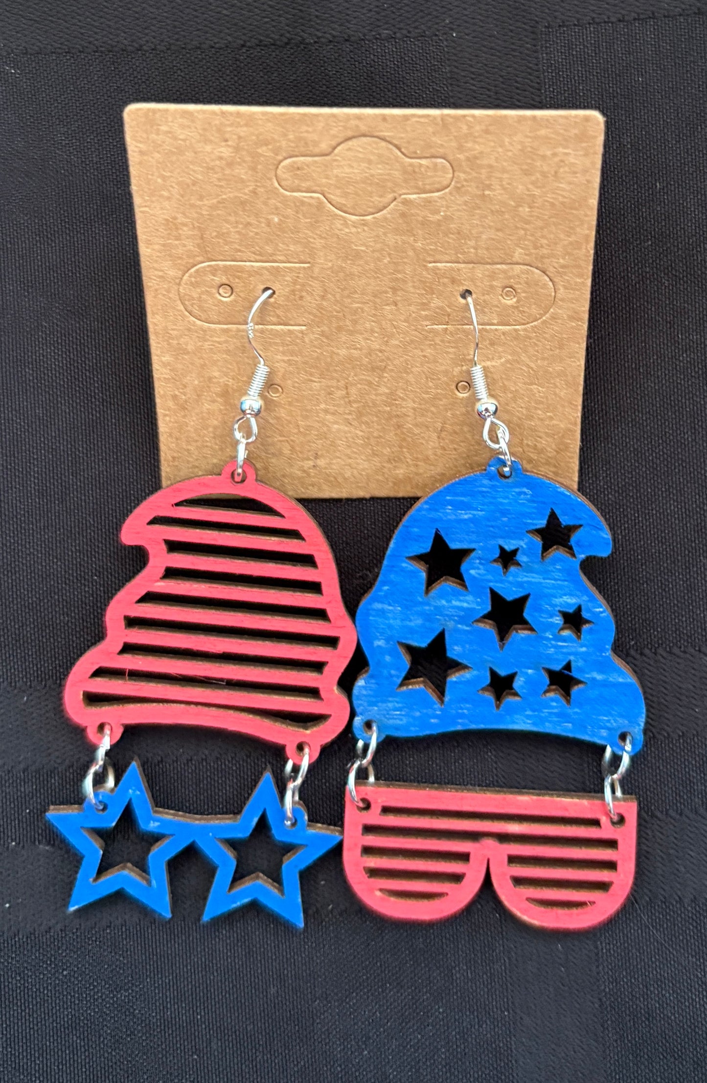 Patriotic Dangle Earrings