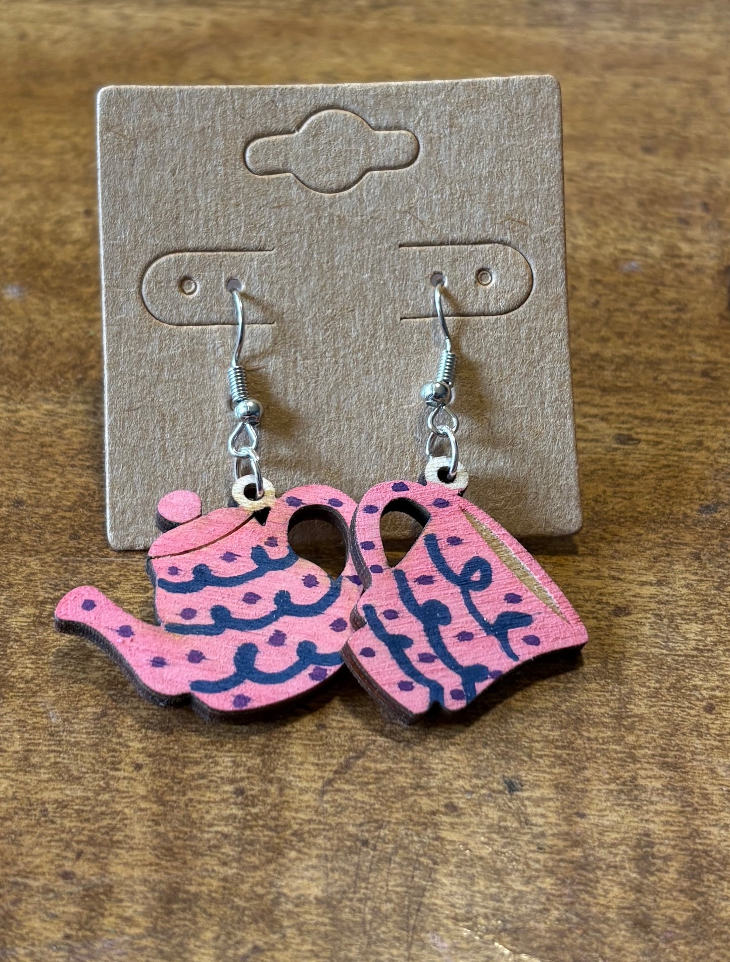 Tea Set Dangle Earrings