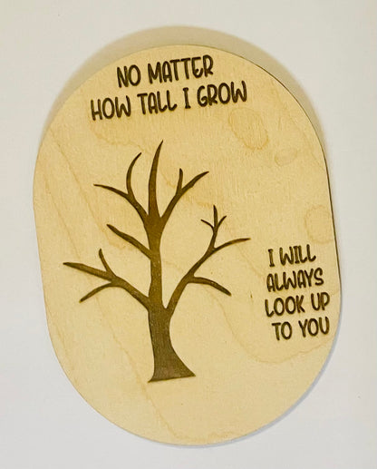 Father’s Day Tree Fingerprint Magnet