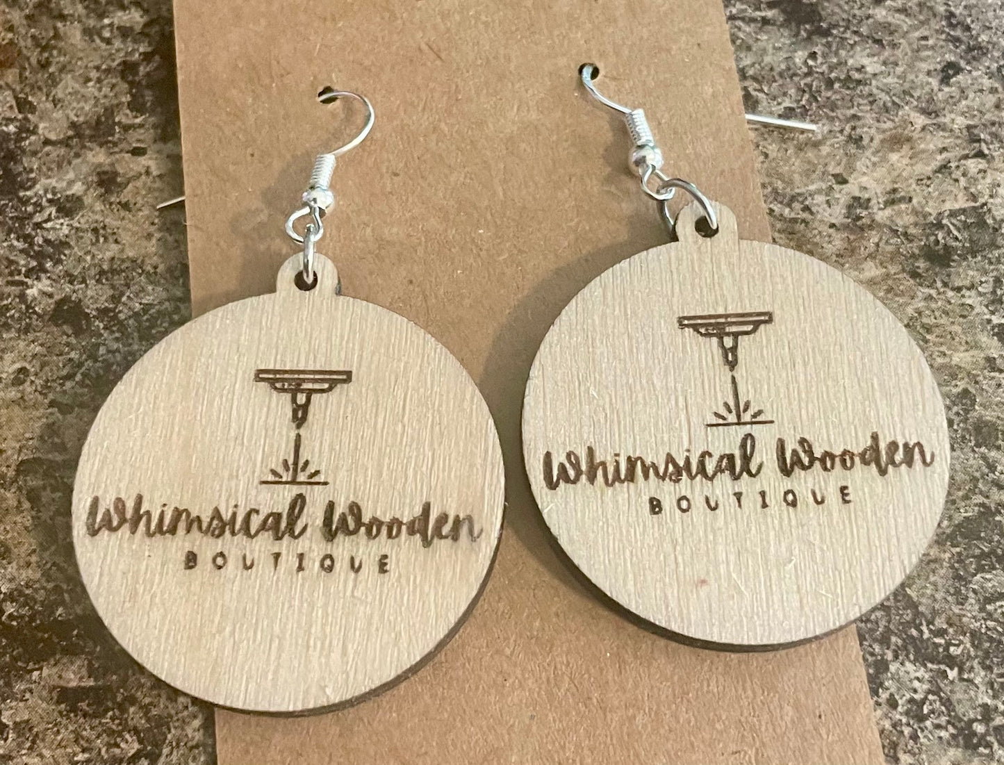 Business Logo Earrings