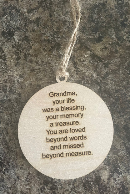 Family in Heaven Ornament