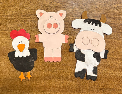 Barnyard Animal Magnet Set