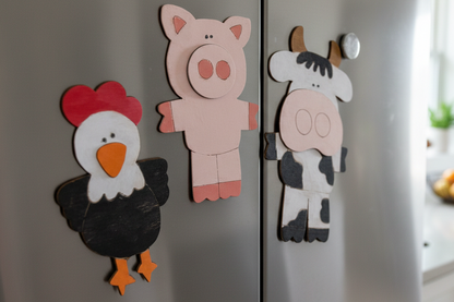 Barnyard Animal Magnet Set