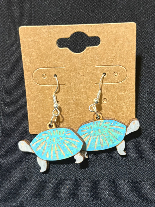 Turtle Dangle Earrings