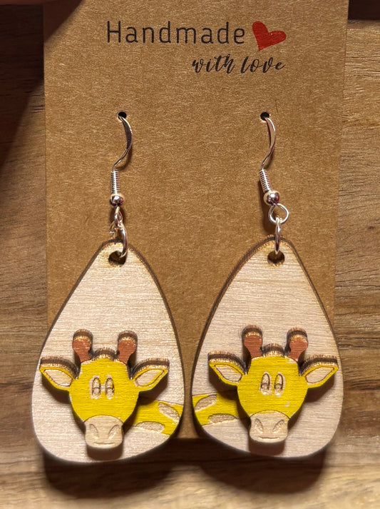 Giraffe Dangle Earrings