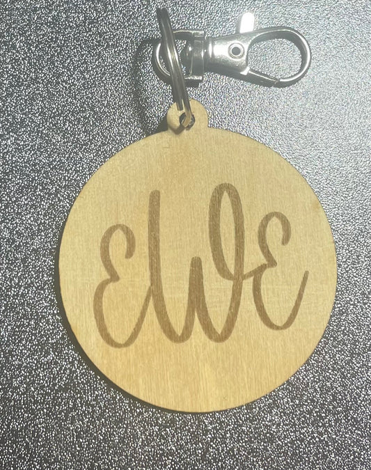 Monogram Keychain