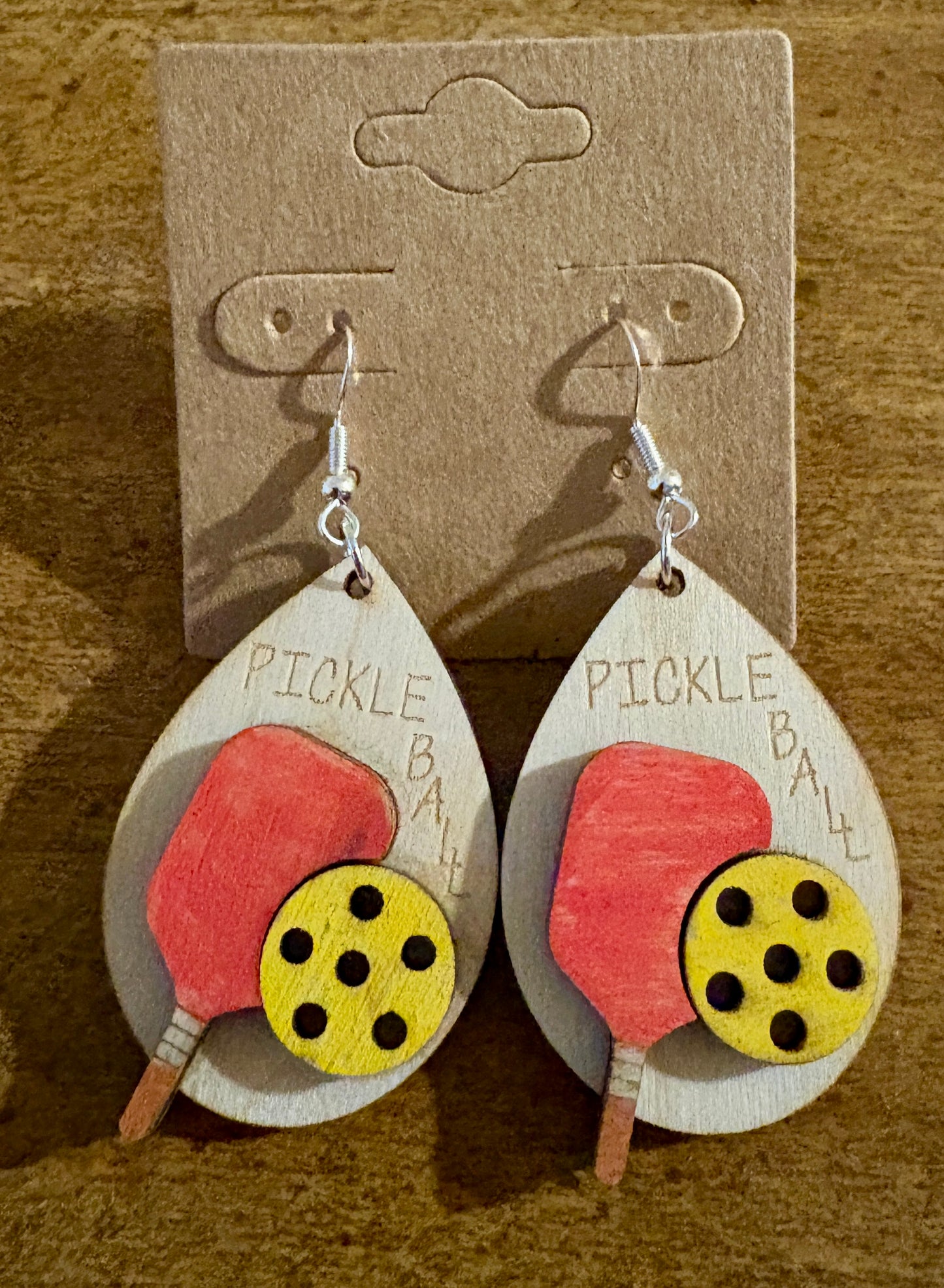 Pickleball Dangle Earrings