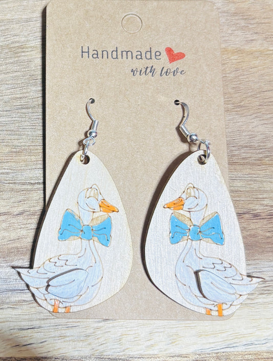 Silly Goose Dangle Earrings