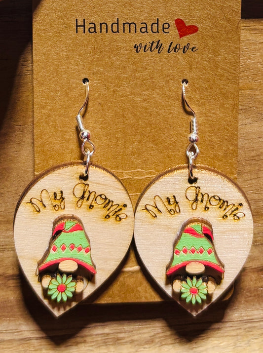 My Gnomie Dangle Earrings