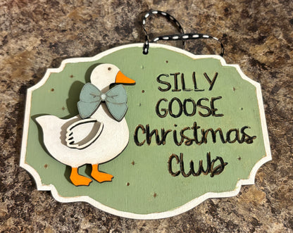 Silly Goose Christmas Ornaments