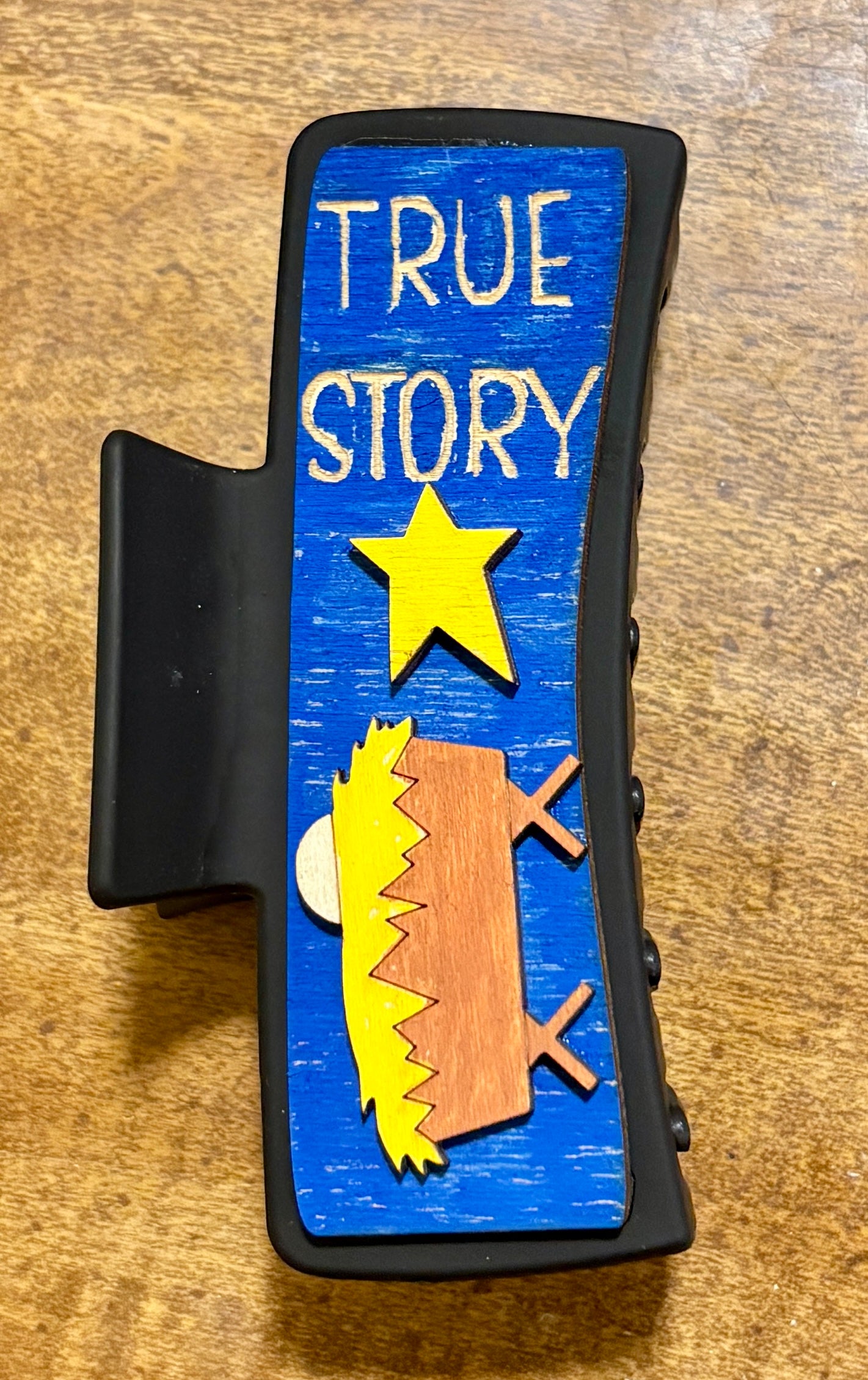 4” True Story Nativity Claw Clip