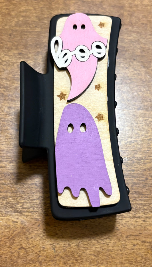 4” 3D Ghost Boo Claw Clip