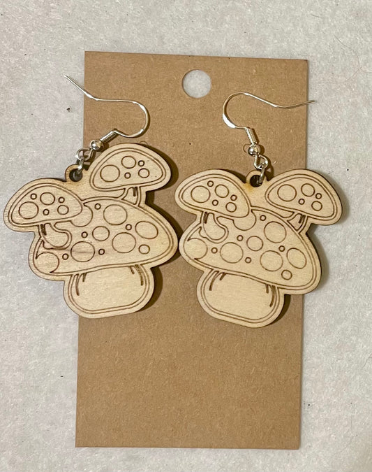 Mushroom Dangle Earrings