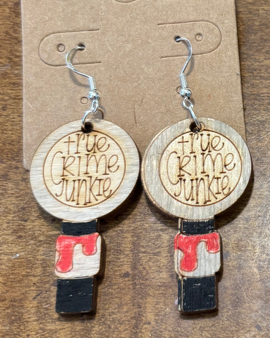 True Crime Dangle Earrings