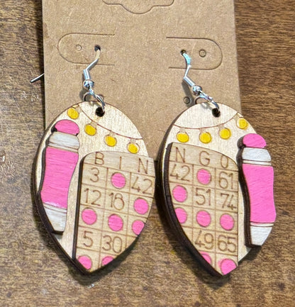 Bingo Dangle Earrings