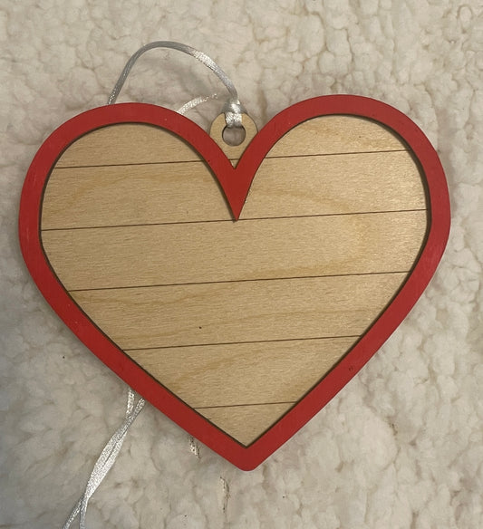 Valentine Heart Bag Tag