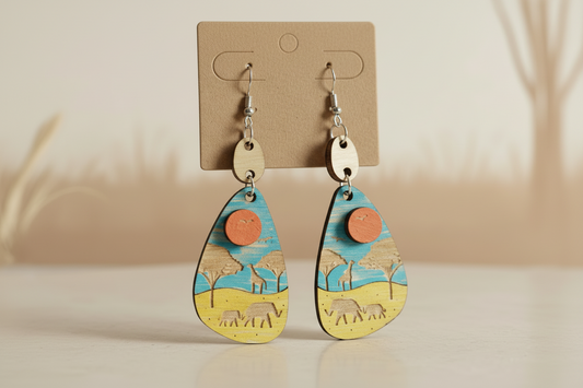 Safari Dangle Earrings