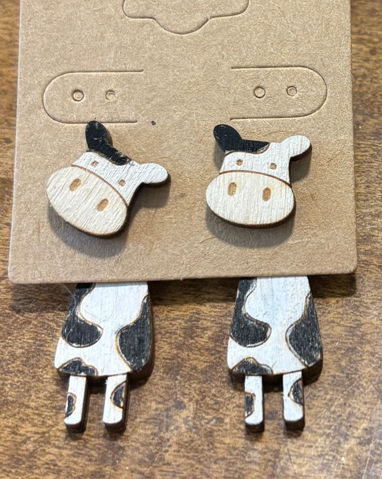 Cow Stud Dangles