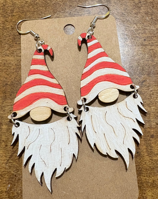 Christmas Gnome Dangle Earrings