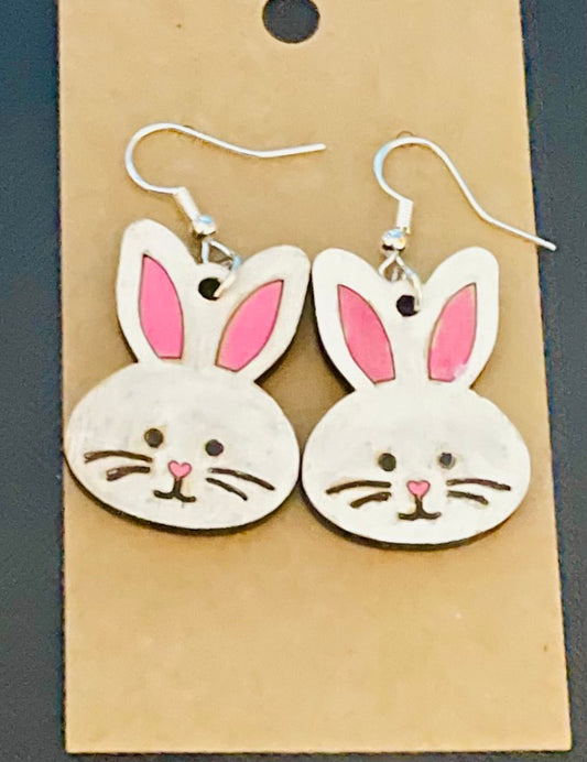 Easter Bunny Dangle Earrings