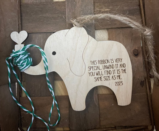 Kids Height Elephant Ornament